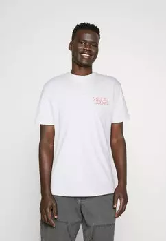 Футболка с принтом Shadow Knock Unisex Quiksilver, белый