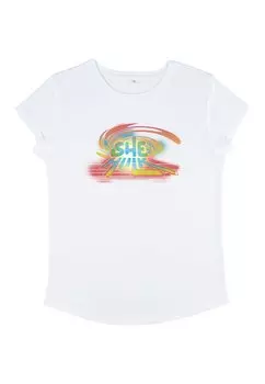 Футболка с принтом SHE HULK ATTORNEY AT LAW SPRAY PAINT LOGO Henry Tiger, белый