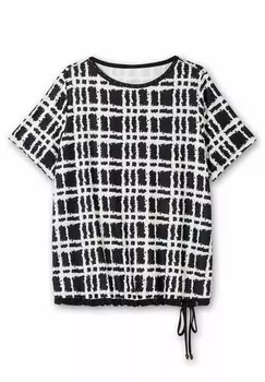 Футболка с принтом Sheego, белый