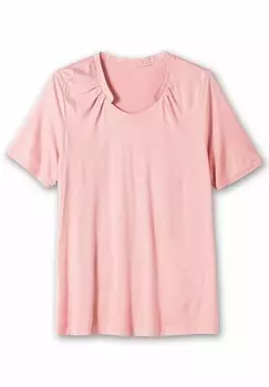 Футболка с принтом Sheego, светло-розовый