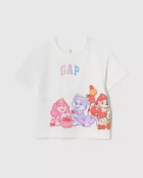 Футболка с принтом «Щенячий патруль» для младенцев и малышей Gap, белый
