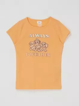 Футболка с принтом «Щенячий патруль» s.Oliver, оранжевый