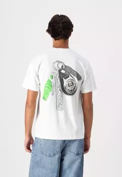 Футболка с принтом SHINE KEYCHAIN TEE UNISEX HUF, белый