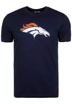 Футболка с принтом SHIRT FOOTBALL DENVER BRONCOS New Era, цвет dark blue