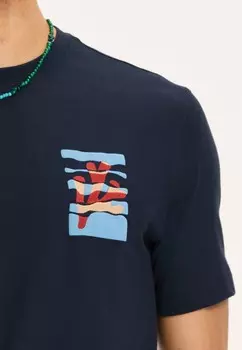 Футболка с принтом Shiwi, темно-синий