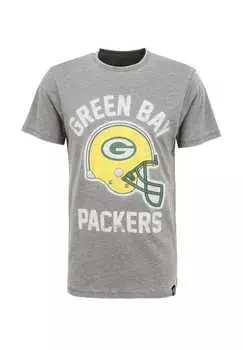 Футболка с принтом шлема НФЛ с крутым принтом футбольного шлема Re:Covered, серый