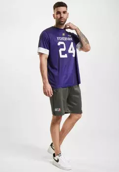 Футболка с принтом SHOP X EUROPEAN LEAGUE OF FOOTBALL FEHRVR ENTHRONERS DEF, синий