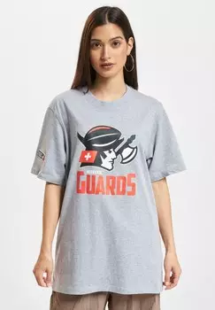 Футболка с принтом SHOP X EUROPEAN LEAGUE OF FOOTBALL HELVETIC GUARDS DEF, цвет Mottled Grey