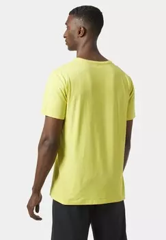 Футболка с принтом SHORELINE Helly Hansen, светло-желтый
