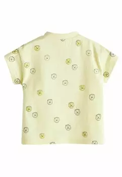 Футболка с принтом SHORT SLEEVE 4 PACK REGULAR FIT Next, зеленый