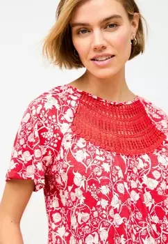 Футболка с принтом SHORT SLEEVE BUBBLEHEM Next, красный