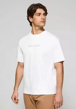 Футболка с принтом SHORT SLEEVE COMBO SAUL Polo Club, белый