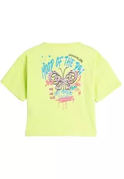 Футболка с принтом SHORT SLEEVE CREW NECK Koton, цвет green