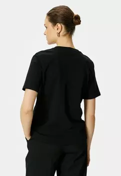 Футболка с принтом SHORT SLEEVE CREW NECK Koton, черный