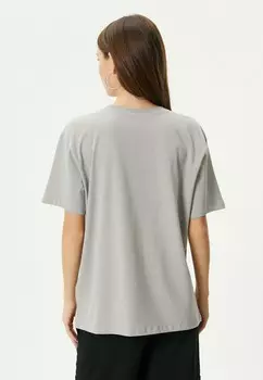 Футболка с принтом SHORT SLEEVE CREW NECK Koton, серый