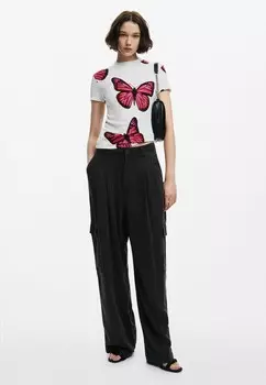 Футболка с принтом SHORT-SLEEVE Desigual, белый