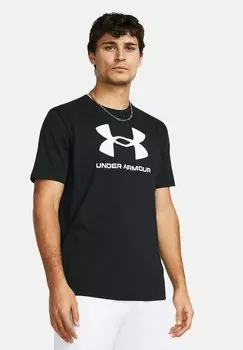 футболка с принтом Short Sleeve Graph Sportstyle Logo Update Under Armour, черный