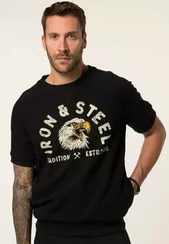 Футболка с принтом SHORT SLEEVE JP1880, черный