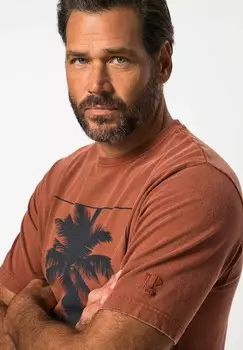 Футболка с принтом SHORT SLEEVE JP1880, красный