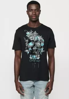 Футболка с принтом SHORT SLEEVE Koroshi, цвет black