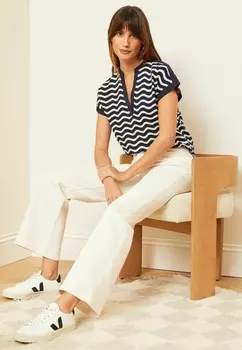 Футболка с принтом SHORT SLEEVE Love & Roses, синий