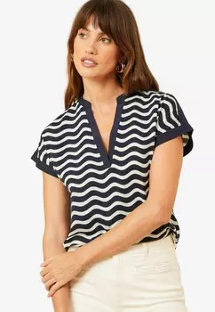 Футболка с принтом SHORT SLEEVE Love & Roses, синий