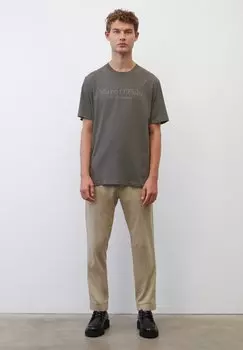 Футболка с принтом SHORT SLEEVE Marc O'Polo, серый