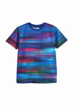 Футболка с принтом SHORT SLEEVE STANDARD Next, цвет blue purple