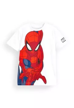 Футболка с принтом SHORT SLEEVE SUPERHERO LICENSE Next, цвет spider-man white