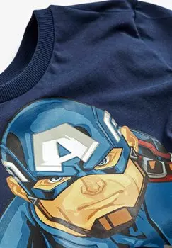 Футболка с принтом Short Sleeve Superhero T-Shirt Next, синий