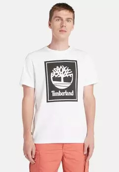 Футболка с принтом SHORT SLEEVE TEE Timberland, цвет white black