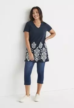 Футболка с принтом SHORT SLEEVED 2PACK Cellbes Of Sweden, цвет blue denim white