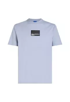 Футболка с принтом SHORT-SLEEVED Karl Lagerfeld Jeans, черный
