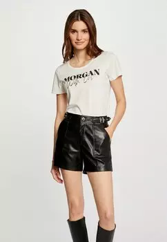 Футболка с принтом SHORT-SLEEVED Morgan, бежевый