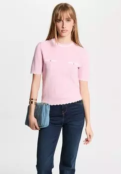 Футболка с принтом SHORT-SLEEVED Morgan, фуксия