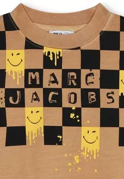 Футболка с принтом SHORT SLEEVES TEE Marc Jacobs, коричневый