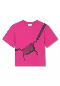Футболка с принтом SHORT SLEEVES TEE Marc Jacobs, розовый