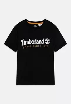 Футболка с принтом SHORT SLEEVES TEE Timberland, цвет black