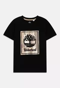 Футболка с принтом SHORT SLEEVES TEE Timberland, цвет black