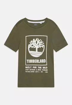Футболка с принтом SHORT SLEEVES TEE Timberland, цвет tilleul
