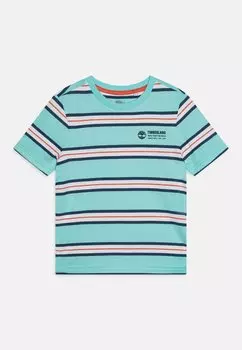 Футболка с принтом SHORT SLEEVES TEE Timberland, цвет turquoise