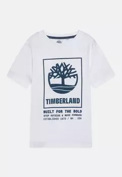 Футболка с принтом SHORT SLEEVES TEE Timberland, цвет blanc