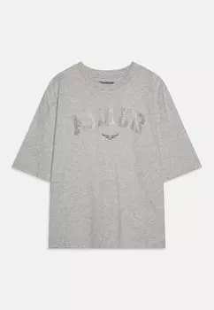Футболка с принтом SHORT SLEEVES TEE Zadig & Voltaire, серый