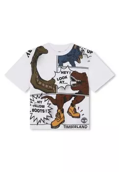 Футболка с принтом SHORT SLEEVES Timberland, белый