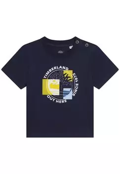 Футболка с принтом SHORT SLEEVES Timberland, цвет navy