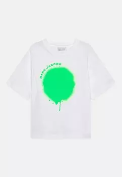 Футболка с принтом SHORT SLEEVES UNISEX The Marc Jacobs, цвет white/green