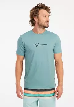 Футболка с принтом SHORTSLEEVE Protest, цвет Arcticgreen