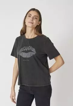 Футболка с принтом SIARACC ACID KISS TEE Co'couture, черный