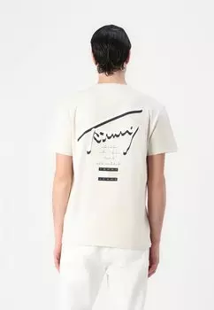 Футболка с принтом SIGNATURE CITY TEE UNISEX Tommy Jeans, песочный