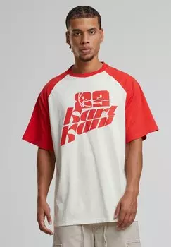 Футболка с принтом SIGNATURE RAGLAN Karl Kani, белый